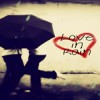爱在雨中非主流手机壁纸640*960